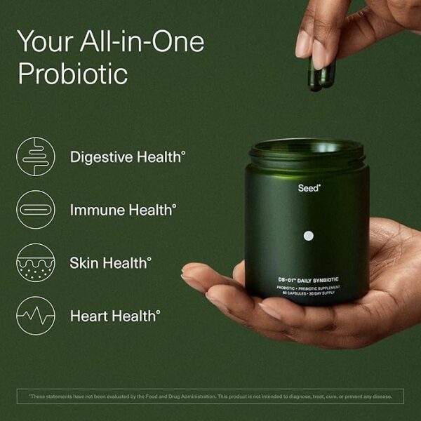 Seed DS-01 Daily Synbiotic - Prebiotic and Probiotic