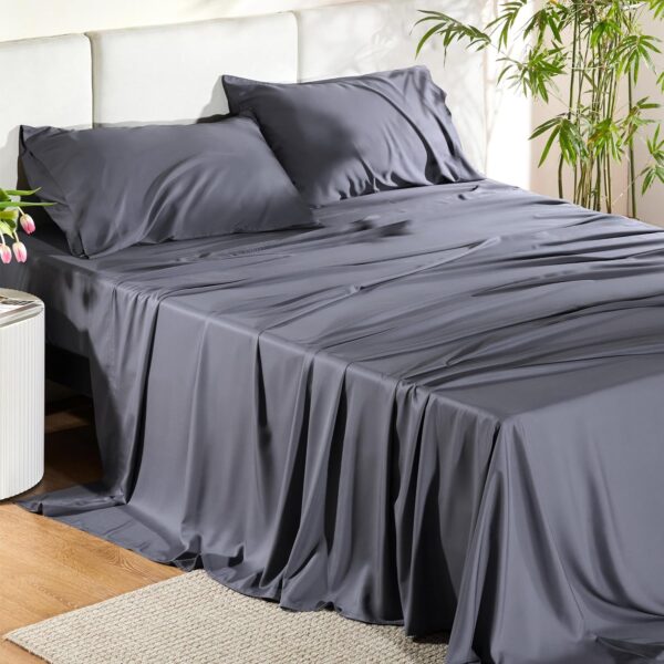 Bedsure King Size Sheet Sets, Cooling Sheets for Hot Sleepers