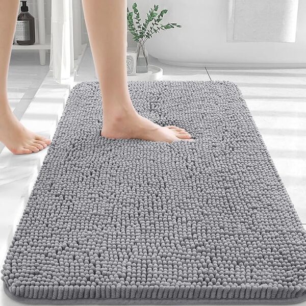 OLANLY Bathroom Rugs 30x20, Extra Soft Absorbent Chenille